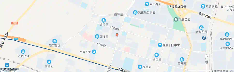 天津湘江里_公交站地图_天津公交_妙搜公交查询2025