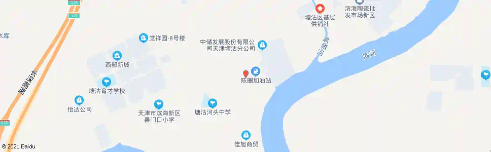 天津陈圈村_公交站地图_天津公交_妙搜公交查询2025