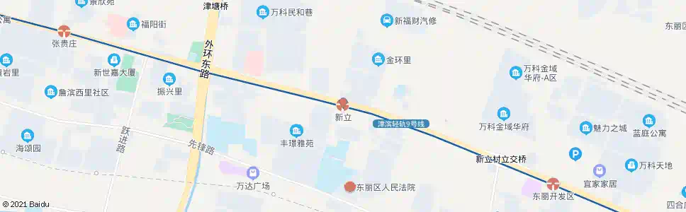 天津新立站_公交站地图_天津公交_妙搜公交查询2025