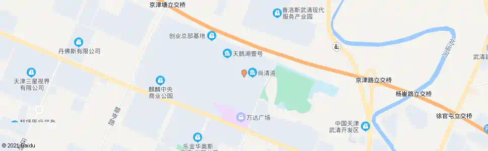 天津尚清湾_公交站地图_天津公交_妙搜公交查询2025