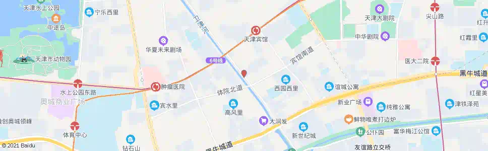 天津紫桂苑_公交站地图_天津公交_妙搜公交查询2025