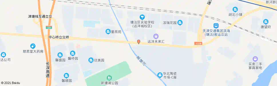 天津菁华新城_公交站地图_天津公交_妙搜公交查询2025