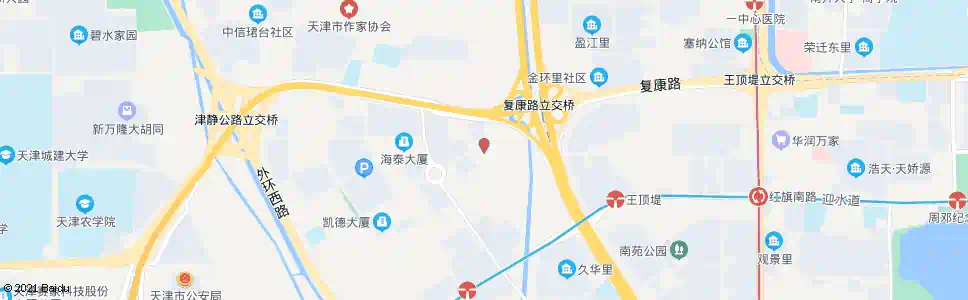 天津华科创业中心_公交站地图_天津公交_妙搜公交查询2025