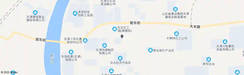 天津翠微街_公交站地图_天津公交_妙搜公交查询2025