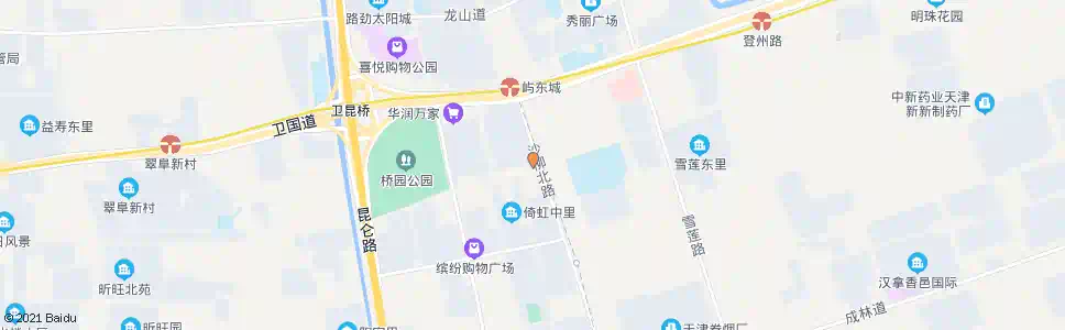 天津沙柳北路_公交站地图_天津公交_妙搜公交查询2025
