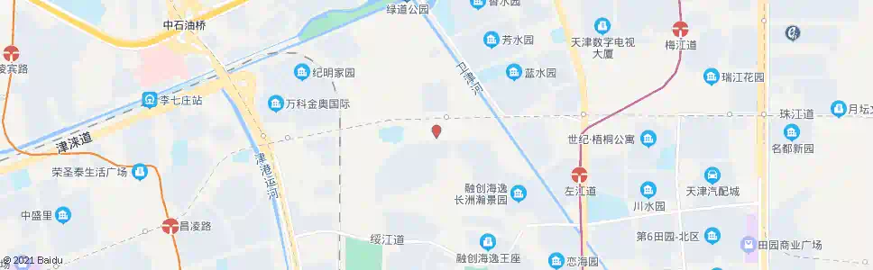 天津江湾一支路_公交站地图_天津公交_妙搜公交查询2025