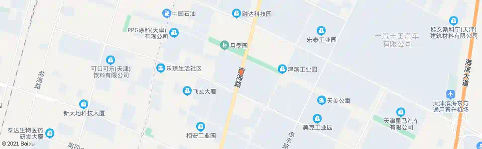 天津雀巢公司_公交站地图_天津公交_妙搜公交查询2025