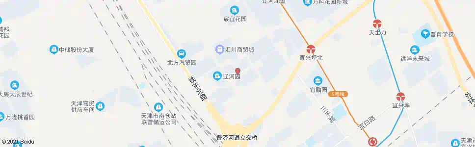 天津姚江路_公交站地图_天津公交_妙搜公交查询2025