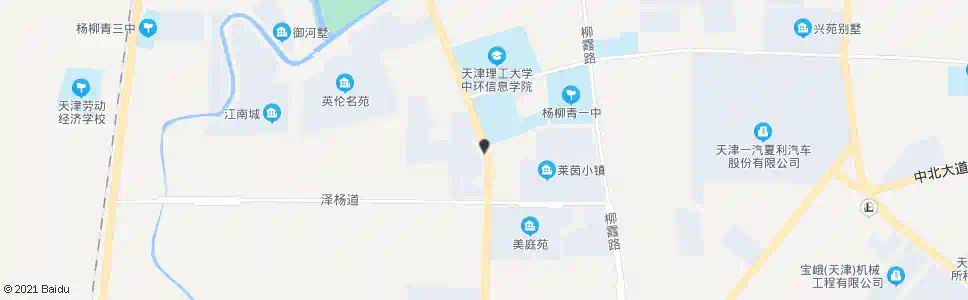 天津杨柳青公用技师学院_公交站地图_天津公交_妙搜公交查询2025