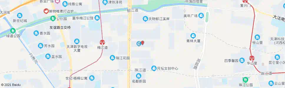 天津珠江装饰城(家纺总汇)_公交站地图_天津公交_妙搜公交查询2025