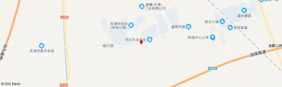 天津万兴工业园_公交站地图_天津公交_妙搜公交查询2025