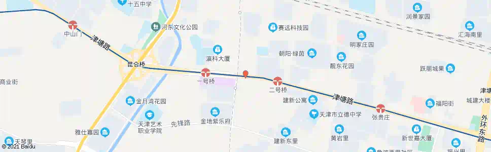 天津变电所路_公交站地图_天津公交_妙搜公交查询2025