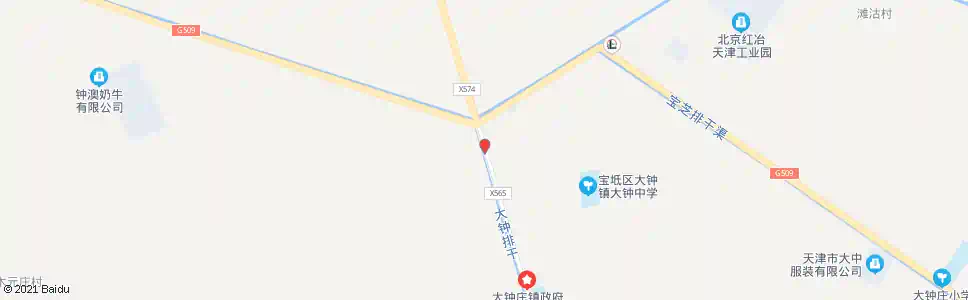 天津大钟农场_公交站地图_天津公交_妙搜公交查询2025