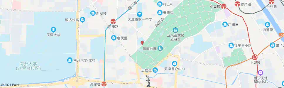 天津区体育馆_公交站地图_天津公交_妙搜公交查询2025