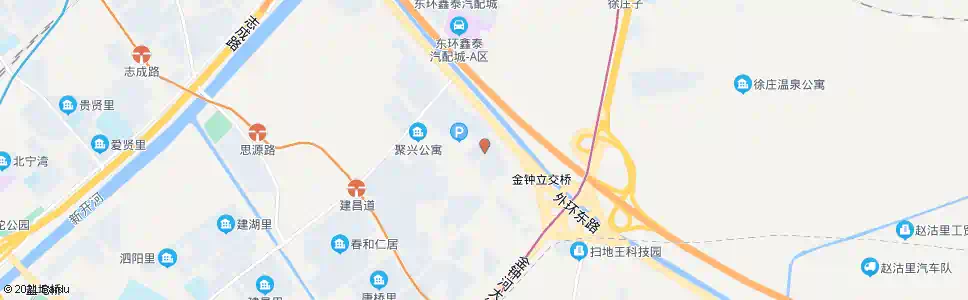 天津何兴庄外环小区_公交站地图_天津公交_妙搜公交查询2025