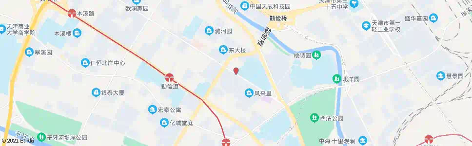 天津勤俭道(丁字沽四段)_公交站地图_天津公交_妙搜公交查询2025