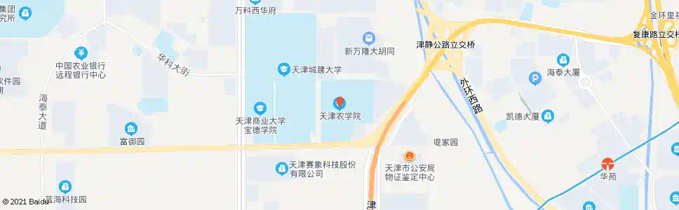 天津农学院_公交站地图_天津公交_妙搜公交查询2025