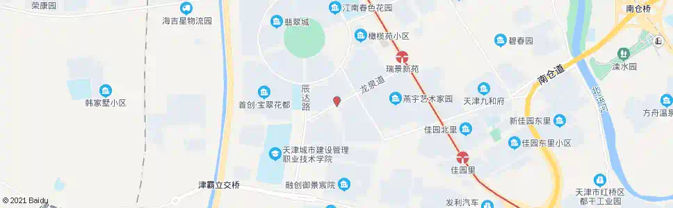 天津瑞贤花园_公交站地图_天津公交_妙搜公交查询2025