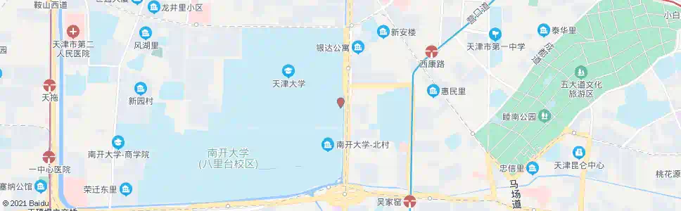 天津天津大学新校区东门_公交站地图_天津公交_妙搜公交查询2025