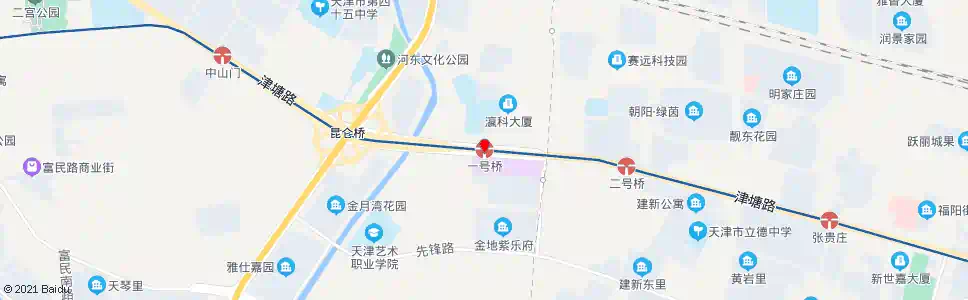 天津一号桥站_公交站地图_天津公交_妙搜公交查询2025