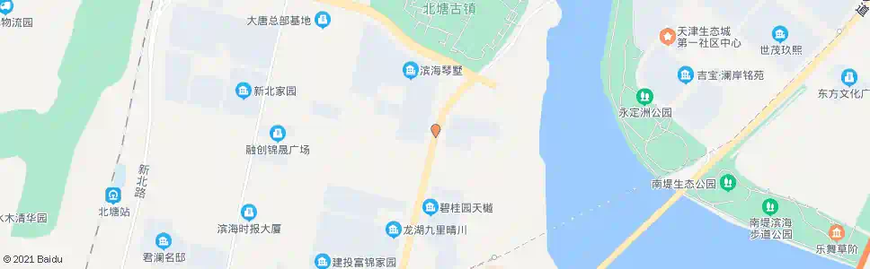 天津黄海北路_公交站地图_天津公交_妙搜公交查询2025