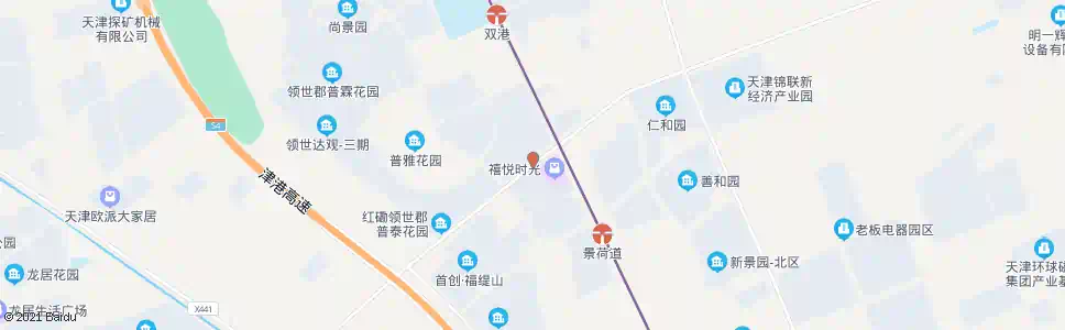 天津双港新家园北_公交站地图_天津公交_妙搜公交查询2025