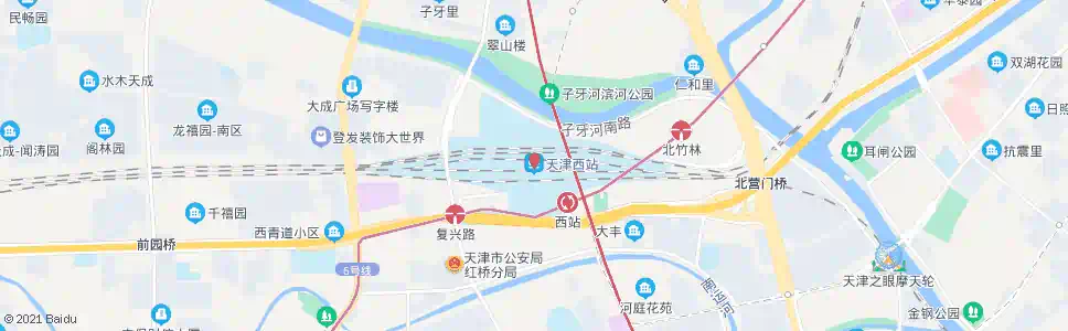 天津西楼_公交站地图_天津公交_妙搜公交查询2025