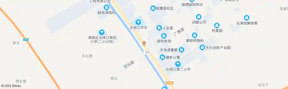 天津北闸口开发区_公交站地图_天津公交_妙搜公交查询2025