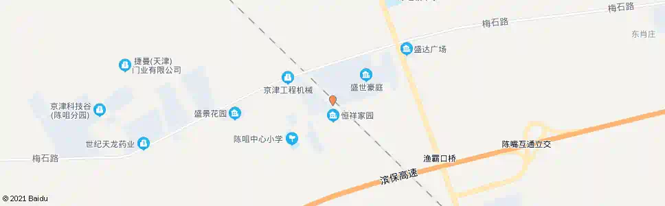 天津陈咀桥_公交站地图_天津公交_妙搜公交查询2025