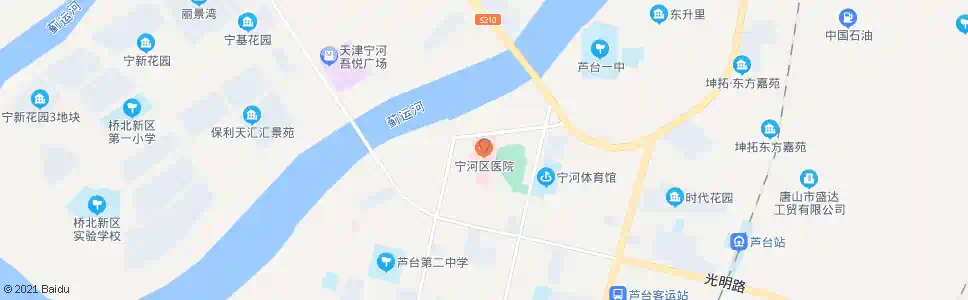 天津宁河县医院_公交站地图_天津公交_妙搜公交查询2025