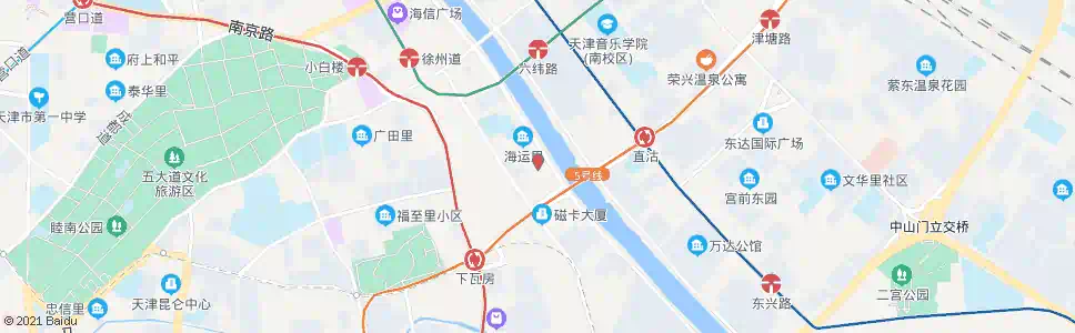 天津河西第一幼儿园_公交站地图_天津公交_妙搜公交查询2025