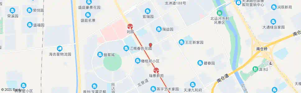 天津辰旺路_公交站地图_天津公交_妙搜公交查询2025