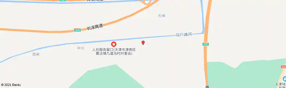 天津九道沟村委会_公交站地图_天津公交_妙搜公交查询2025