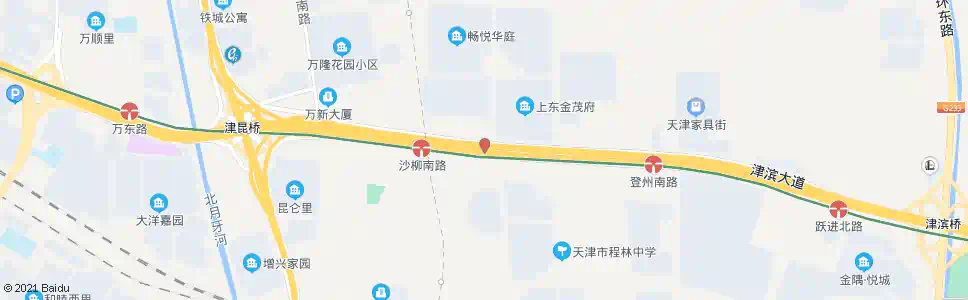 天津东城家园_公交站地图_天津公交_妙搜公交查询2025