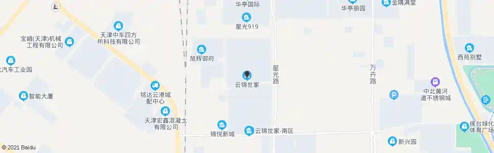 天津云锦世家公交站_公交站地图_天津公交_妙搜公交查询2025