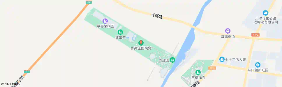 天津水高庄园_公交站地图_天津公交_妙搜公交查询2025