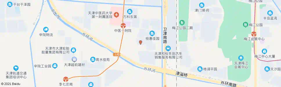 天津大倪庄_公交站地图_天津公交_妙搜公交查询2025