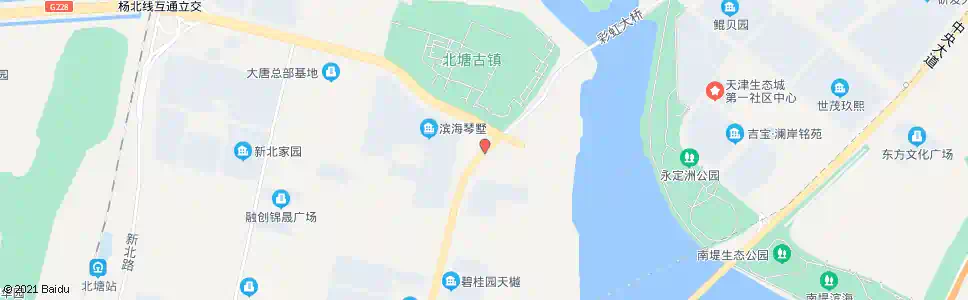 天津北塘大街_公交站地图_天津公交_妙搜公交查询2025