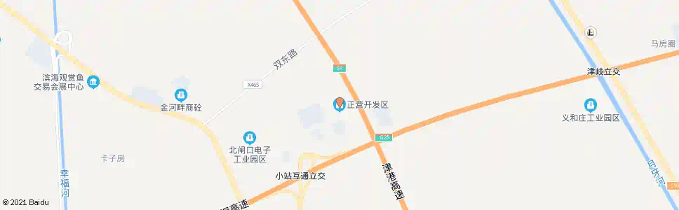 天津正营开发区_公交站地图_天津公交_妙搜公交查询2025