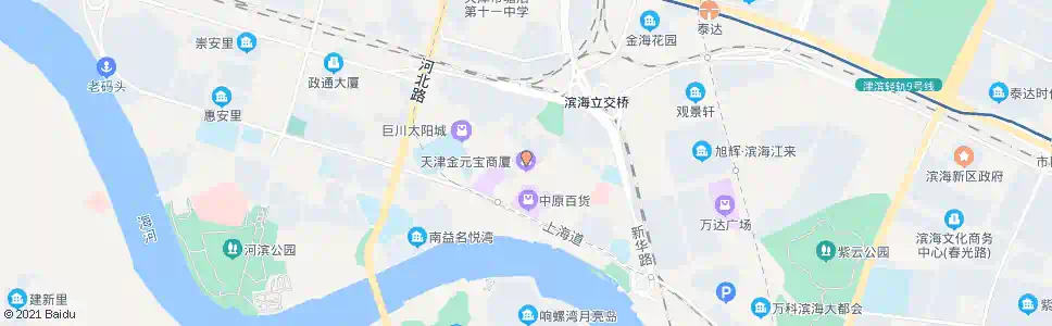 天津金元宝商厦西_公交站地图_天津公交_妙搜公交查询2025