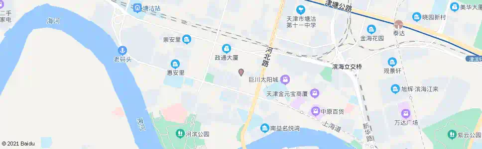 天津烟台道(滨海新区)_公交站地图_天津公交_妙搜公交查询2025