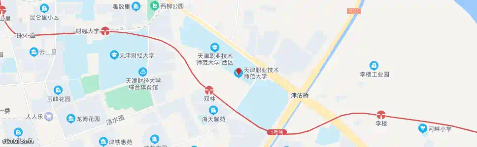 天津工程师院(天津职业技术师范大学)_公交站地图_天津公交_妙搜公交查询2025
