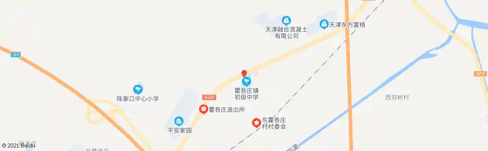 天津霍各庄_公交站地图_天津公交_妙搜公交查询2025