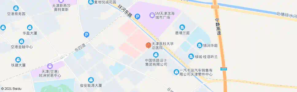 天津空军医院_公交站地图_天津公交_妙搜公交查询2025