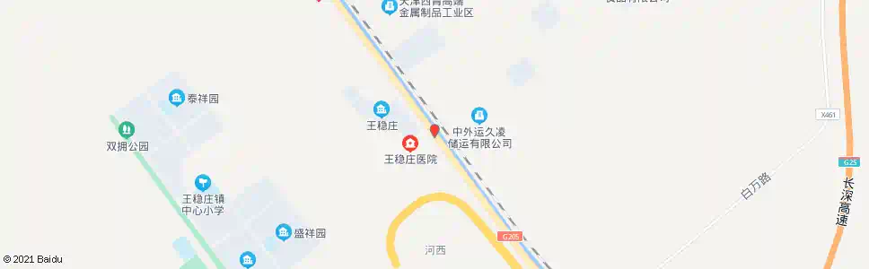 天津王稳庄医院_公交站地图_天津公交_妙搜公交查询2025