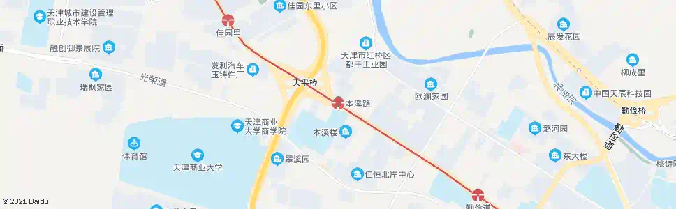 天津本溪路地铁站_公交站地图_天津公交_妙搜公交查询2025