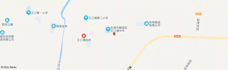 天津王口中学_公交站地图_天津公交_妙搜公交查询2025