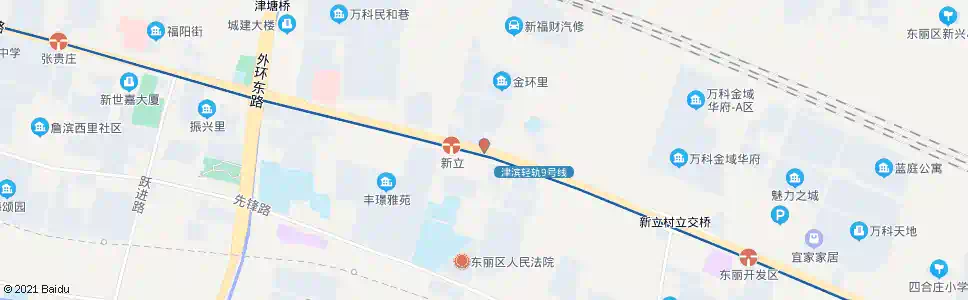 天津丰年村_公交站地图_天津公交_妙搜公交查询2025