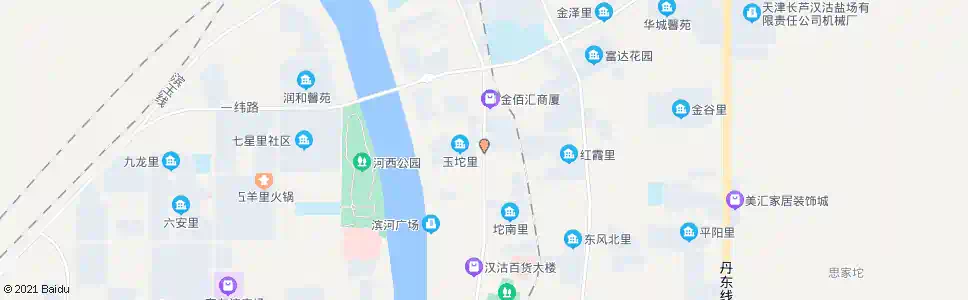 天津汉沽邮政局_公交站地图_天津公交_妙搜公交查询2025
