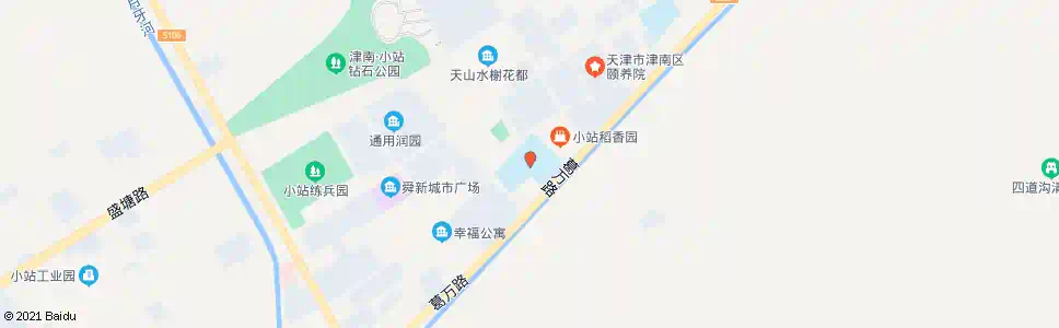 天津小站一中_公交站地图_天津公交_妙搜公交查询2025